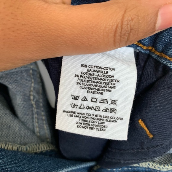 Free People Straight Crop Raw Hem Jeans Sz W27 - Picture 12 of 14